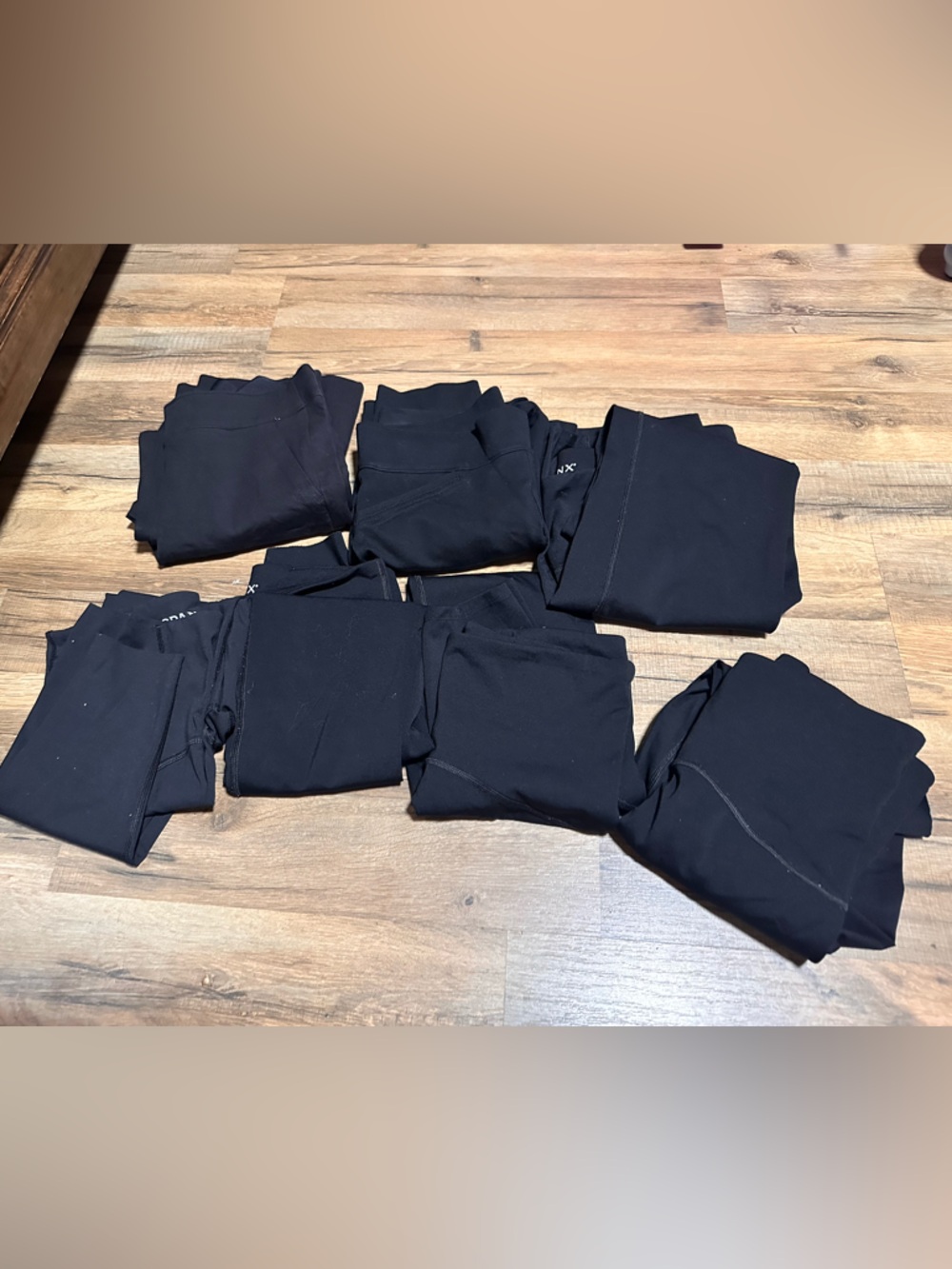 SPANX Black Leggings Bundle- 7 Pairs